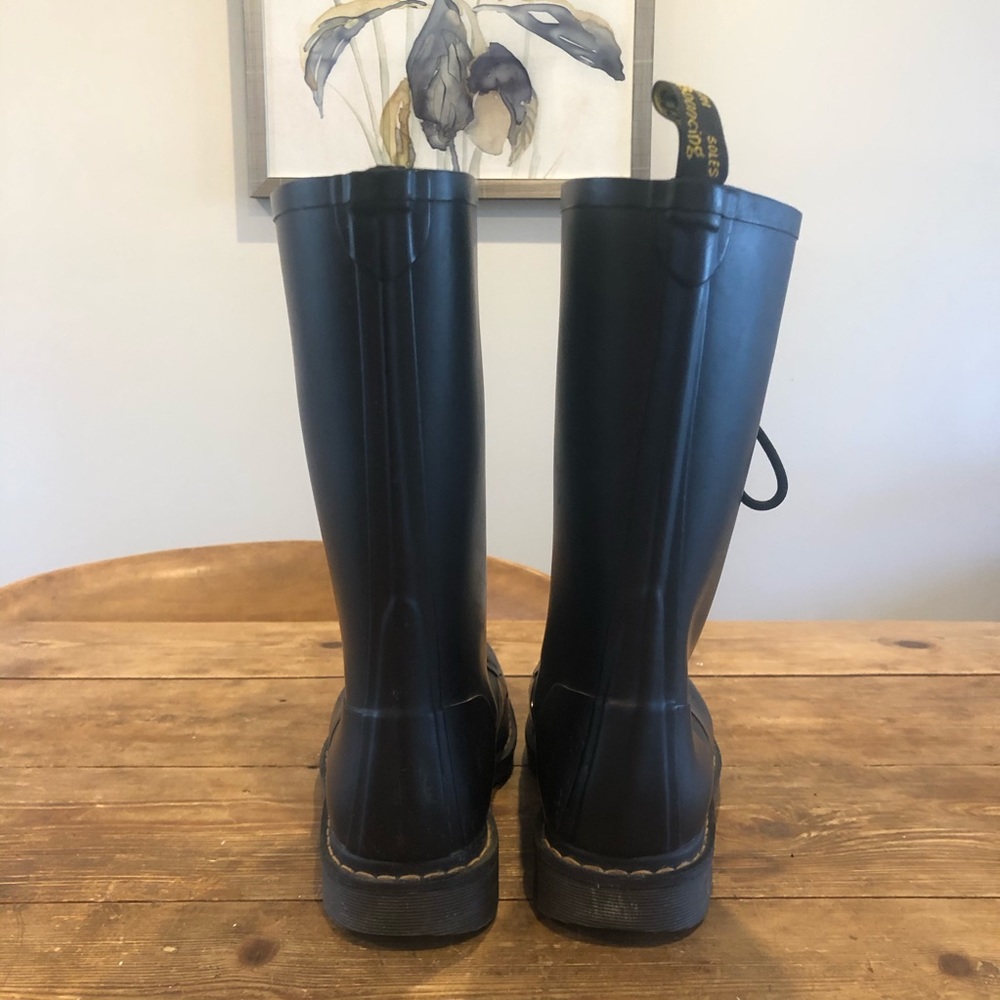 Dr.Marten rubber rain combat boots tall - Picture 3 of 8
